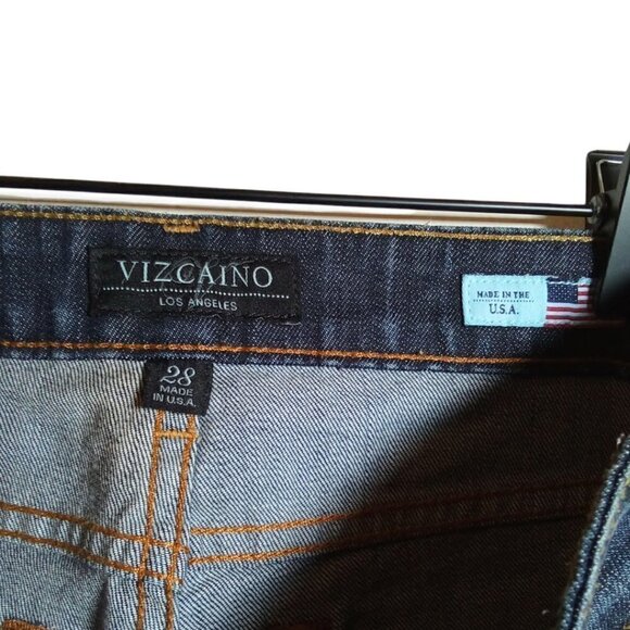 Vizcaino Mid-Rise Straight Leg Jeans Size 28 - Picture 5 of 5